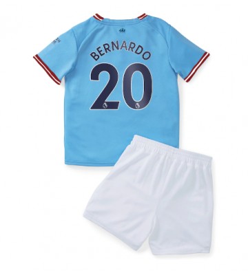 Manchester City Bernardo Silva #20 Hjemmedraktsett Barn 2022-23 Kortermet (+ Korte bukser)